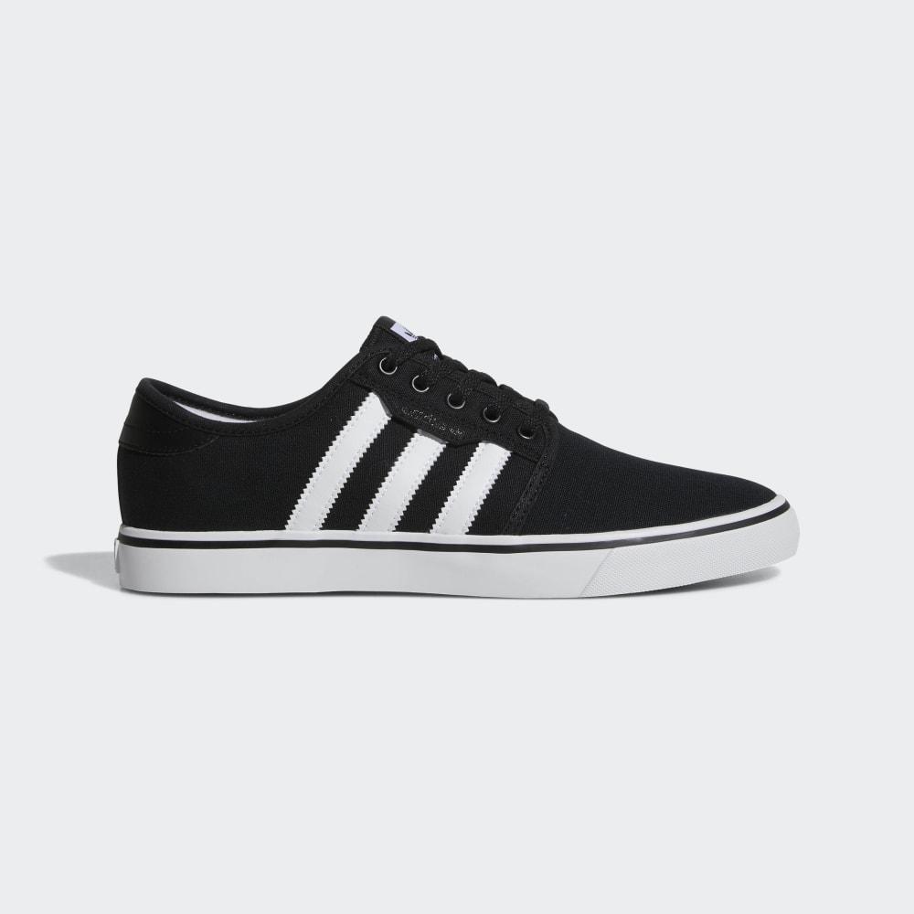 Adidasi Skate Adidas Seeley Barbati Romania - Negrii/Albi F37427